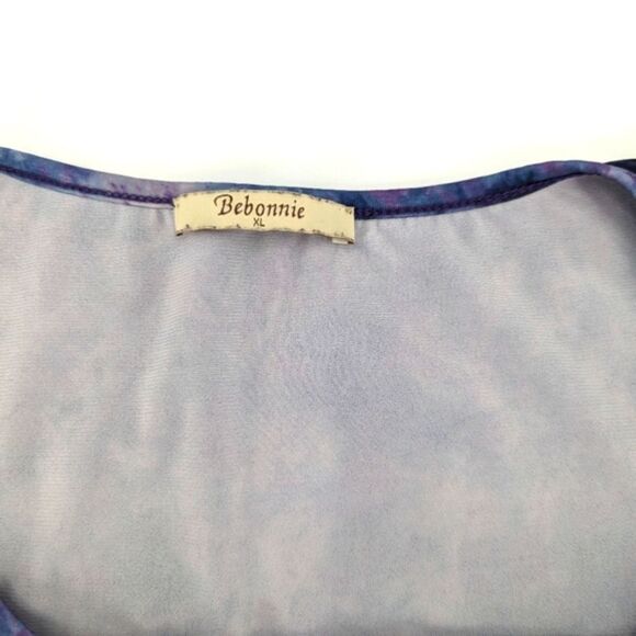 Blouse Bundle of 2 Business Casual Flowy Lightweight Short Sleeve Tops Size XL - Picture 5 of 8